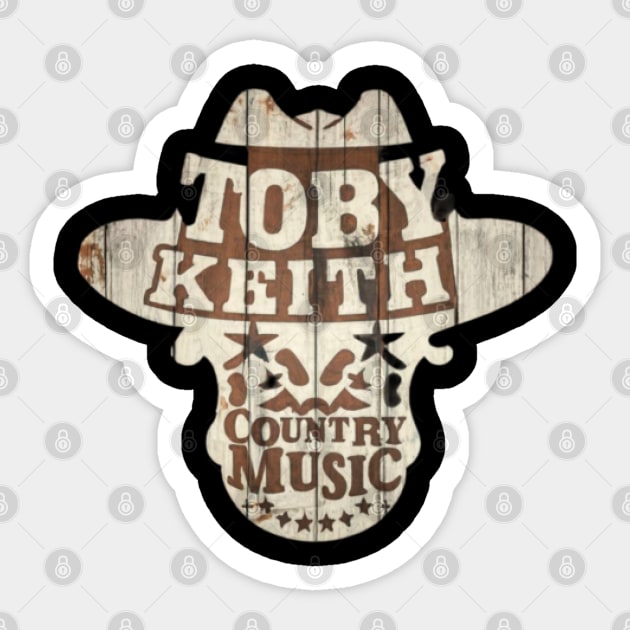 Toby Keith Sticker by MercurialMerch